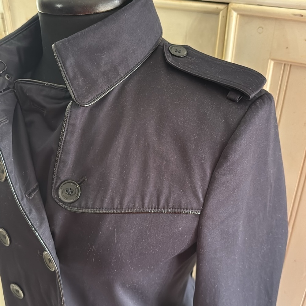 Burberry  Women's Timeless & Classic Midnight Double-Breasted Trench Coat - Picture 5 of 16